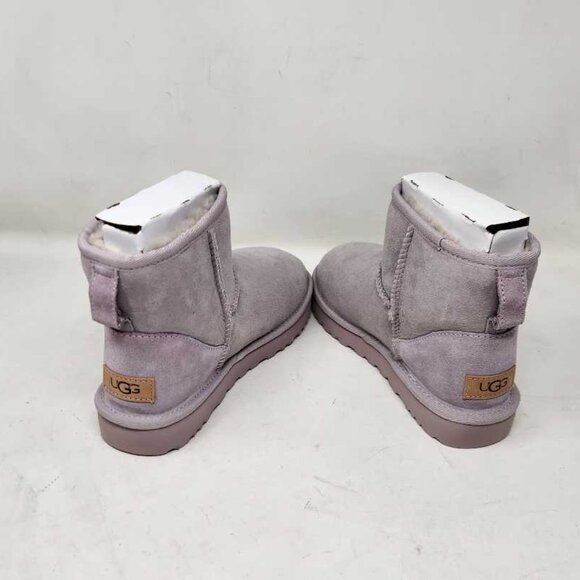 New women's 7 Ugg (from Anthropologie) Classic Mini II Boots in Pale Smoke - Picture 7 of 9